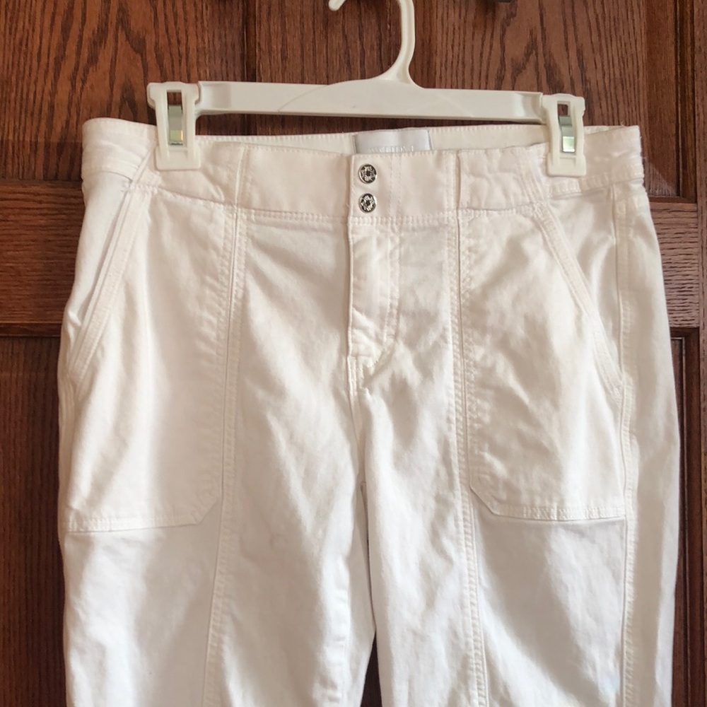 White House Black Market White Straight Leg Jeans - Picture 6 of 8
